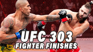 UFC 303 Fighter Knockouts & Submissions
