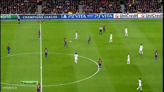 Лига Чемпионов 2011-12 12 финала Ответный матч Барселона – Челси (1 тайм)