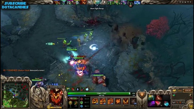 VG.BurNIng 16min Godlike! Shadow Fiend Gameplay Dota 2