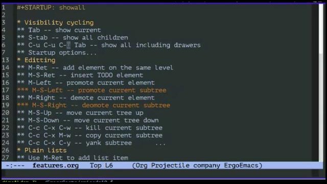 Изучаем Emacs. Эпизод 10 – Базовые возможности Org-mode, literate programming