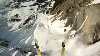 GoPro HD Avalanche Cliff Jump with Matthias Giraud.flv