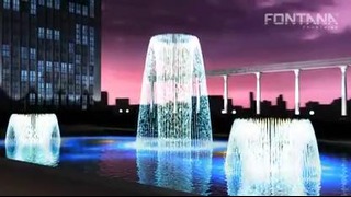 WaterShow Fountain Design Animation for Tashkent municipality