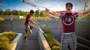 Crutch Parkour Meets Random Acts