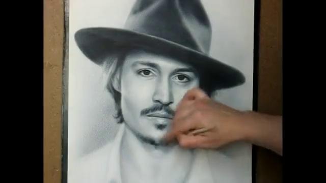 Portrait of Johnny Depp