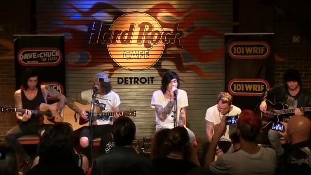 Asking Alexandria performing Here I Am (Acoustic)at the WRIF Rock Girl Finals