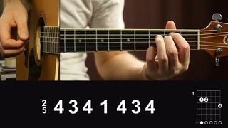 НОВОГОДНЯЯ МЕЛОДИЯ на гитаре в стиле Фингерстайл (Видео урок)