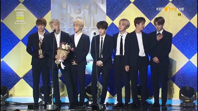 170119 BTS won Best Album @ 26th Seoul Music Award