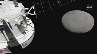 Корабль НАСА «Орион» максимально сблизился с Луной