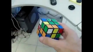 Как собрать кубик Рубика, делая 2 простых движения