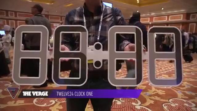 CES 2014: the enormous E-Ink ClockOne | The Verge