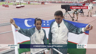Asila Mirzayorova – Tokio-2020 Paralimpiya oʻyinlarida kumush medalni qo’lga kiritdi