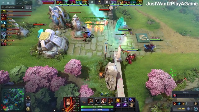 Dota 2 Mushi [Warlock] WTF 22min Scepter Refresher! It’s a Disastar