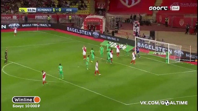 Монако – Сент-Этьен 2:0. Обзор матча. Франция. Лига 1 2016/17. 31 тур