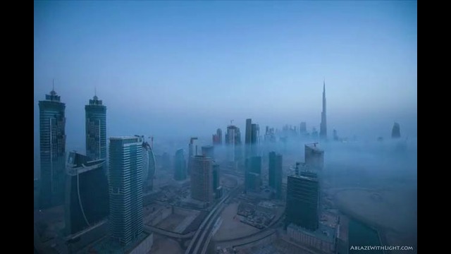 Туман превратил Дубай в Облачный город