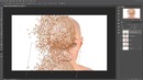 3d cube explode dispersion effect photoshop tutorial