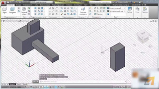 [Урок AutoCAD 3D] Особенности интерфейса 3D AutoCAD.mp4