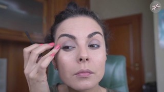 Макияж с яркой помадой beauty video nkblog (2)