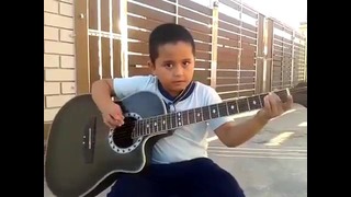 Мальчик в 7 лет сыграл Metallica – Nothing Else Matters