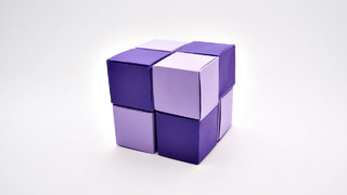Куб Оригами | ORIGAMI INFINITY CUBE (Jo Nakashima) – no tape/glue