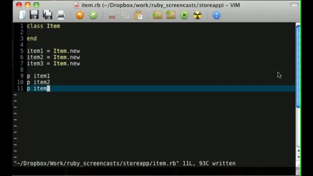 12 эпизод Научись Ruby объекты и классы