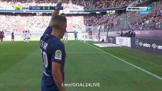 (HD) Кан – Лион | Французская Лига 1 2018/19 | 5-й тур