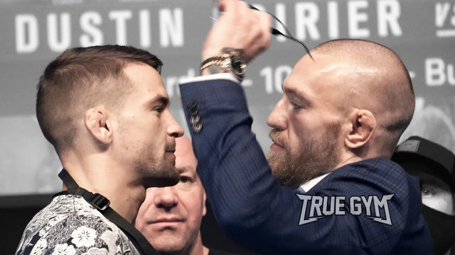 Битва взглядов Конор Макгрегор – Дастин Порье перед боем на UFC 257 / Face off Conor VS Poirier