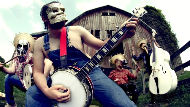 Slipknot – Psychosocial на банджо по-фермерски
