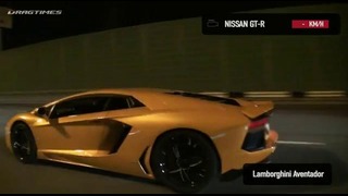 Lamborghini LP 700-4 Aventador vs Nissan GT-R Ecutek (700 HP)