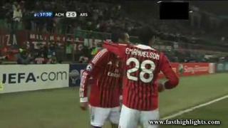 AC Milan 4-0 Arsenal 1/8 финала Лиги чемпионов Первый Матч