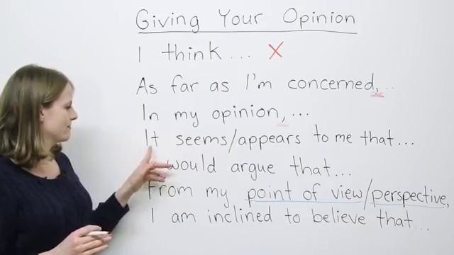 IELTS & TOEFL – How to give your opinion