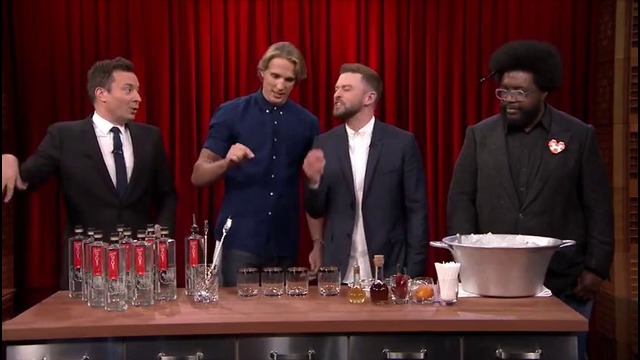 Justin Timberlake Teaches Jimmy How to Make a Tequila Cocktail