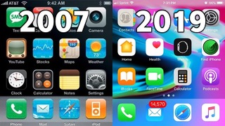 Эволюция развития мобильной ОС iOS 2007 – 2019