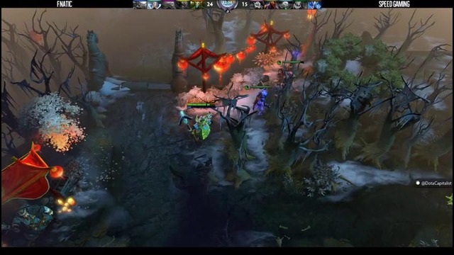 Exchange between Speed Gaming vs Fnatic (Amazing Clockwerk’s hookshot) @ joinDOTA Le