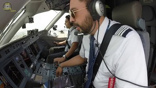 Посадка лайнера Сухой Суперджет в Мехико сити глазами пилотов
