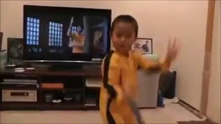 Bruce Lee is a 4-year-old in the future