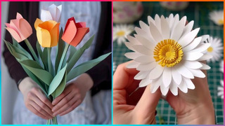 30 Easy Paper Flower Crafts To Do When You’re Bored