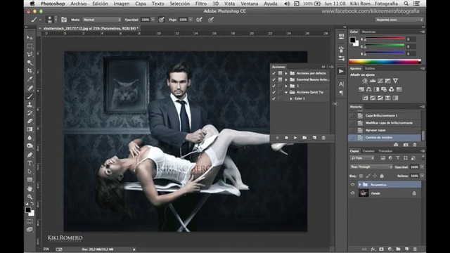Photoshop Quick Tip #3 – Automatizar acciones Photoshop © Kiki Romero Fotografia