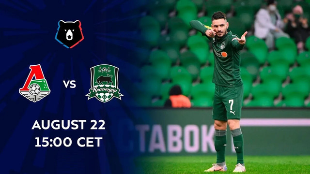 Watch Lokomotiv vs Krasnodar on Sunday | RPL 2021/22