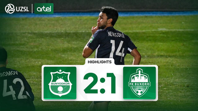 Superliga 22-tur. Bunyodkor – Buxoro bahsida kiritilgan gollar va xavfli vaziyatlar (Highlights)