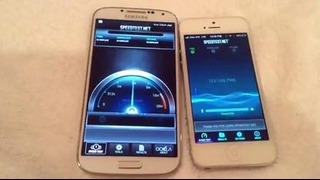 S4 4g lte vs iphone 5 speed test