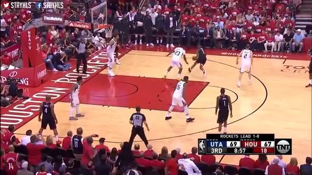 NBA Playoffs 2018: Houston Rockets vs Utah Jazz (Game 2)