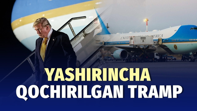 Tramp Turkiyadan yashirincha harbiy samolyotda olib ketilgan