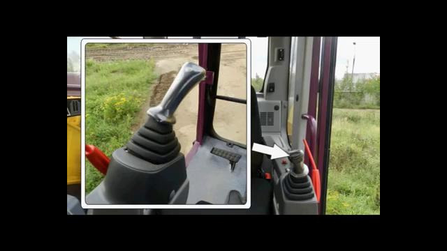 2. Органы управления экскаватора ЧЕТРА ЭГП-230
