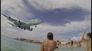 Boeing 747 впечатляющее видео посадки