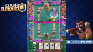 Моя дека на 5 арене. буст кубков. онлайн атаки clash royale