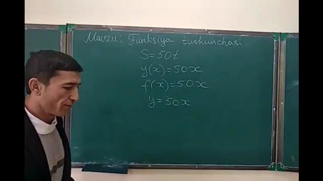 8-sinf Algebra 2-mavzu Funksiya tushunchasi