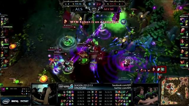 First Pentakill at Intel Extreme Masters Singapore – MYM vs ALS – League of Legends