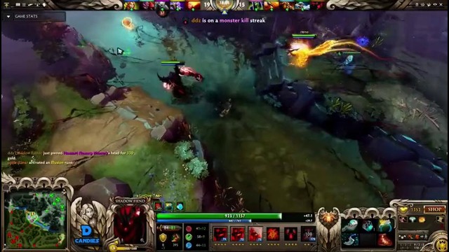 Ddz Shadow Fiend plays an epic Game
