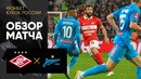 Спартак – Зенит | Кубка России 2022/23 | Обзор матча