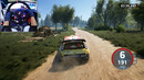Citroen C4 WRC – Latvia rally | Steering wheel gameplay